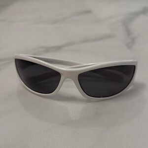 Berkley White Y2K Sport Sunglasses